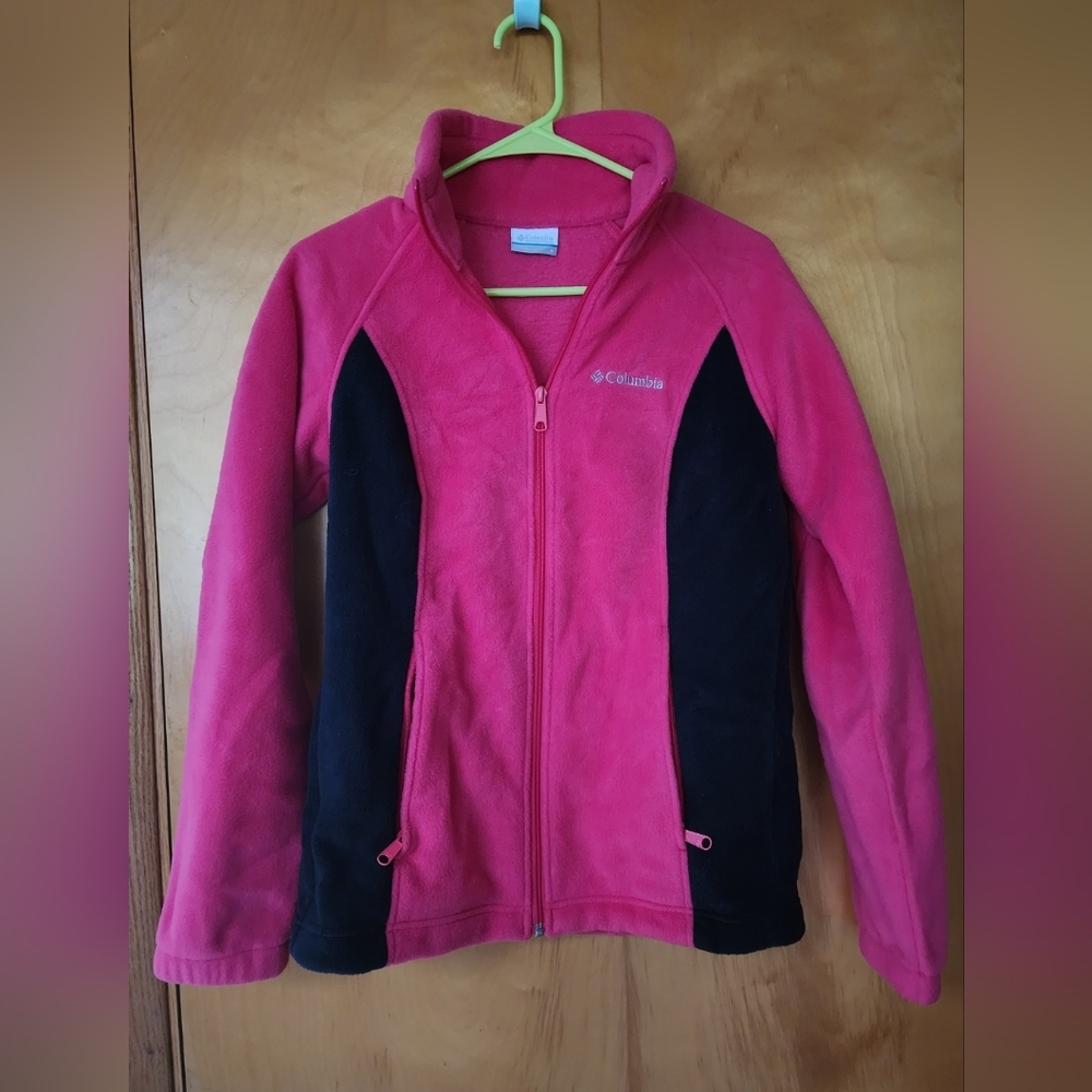Womens Pink Columbia Jacket - Small